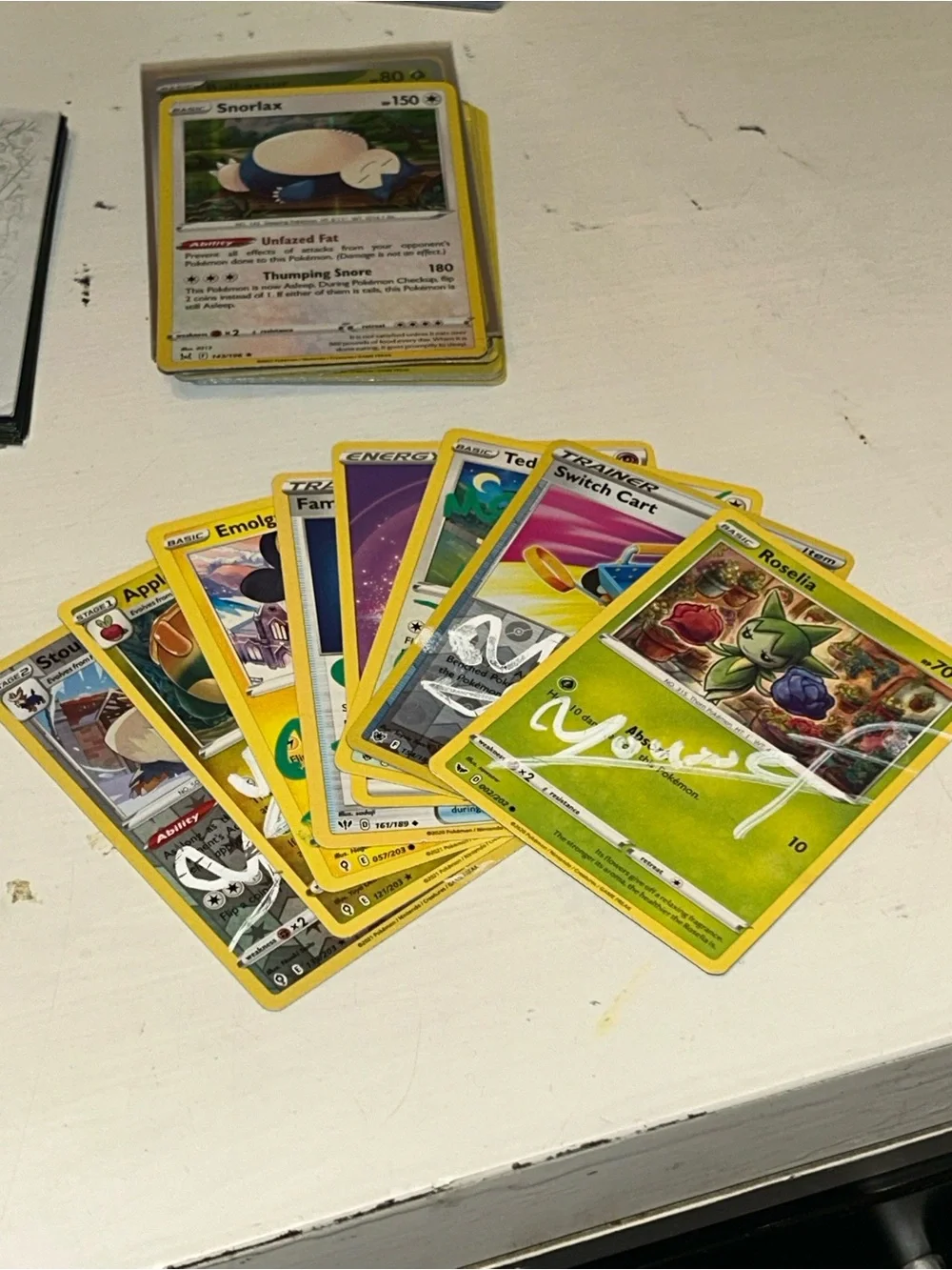 Lot Of 500+ Total Pokémon Cards Including Sleeves And Accessories / 514+ Cards